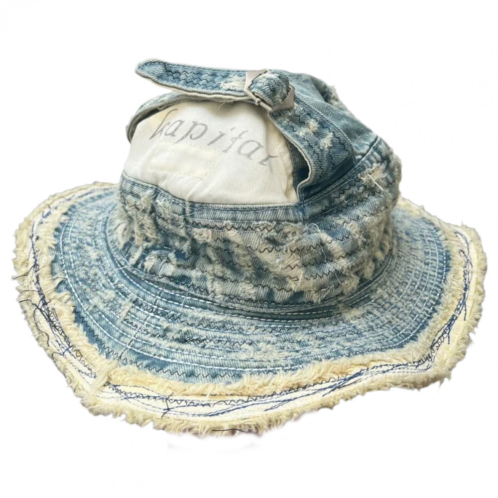 Kapital Denim The Old Man & The Sea Bucket Hat (Blue)